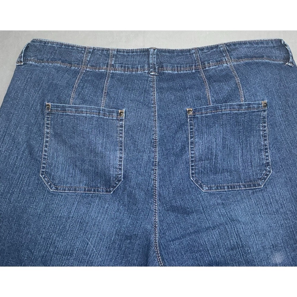 Gloria Vanderbilt All Around Slimming Effect Womens 20W Bermudas Shorts Pockets - Picture 8 of 10